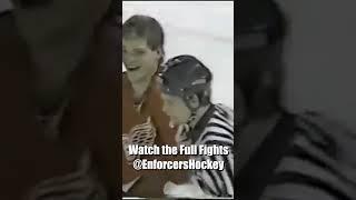 Joey Kocur aimed for the inside of the back of your skull. Let that sink in... #nhl #nhlfights