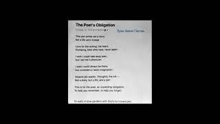 Poetry Reading - Ryan James Carson Tulsa Oklahoma
