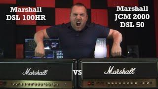 Marshall DSL 100HR vs Marshall JCM 2000 DSL 50 |High Gain Amp Shootout