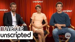 'Divergent' | Unscripted | Shailene Woodley, Miles Teller, Theo James