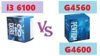 Intel Pentium G4560 VS G4600 VS i3 6100 (FPS Benchmark)