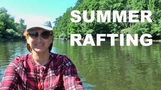 Rafting on inflatable boats on Seversky Donets [Summer adventure]