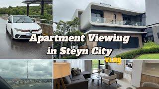 Viewing an apartment in Steyn City | Looking at a 55 million rand house | Food in Alexander vlog