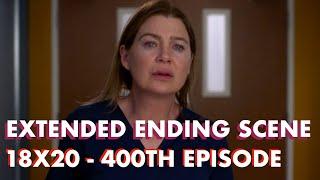 EXTENDED Final Scene - 400th episode - Grey's Anatomy (18x20)