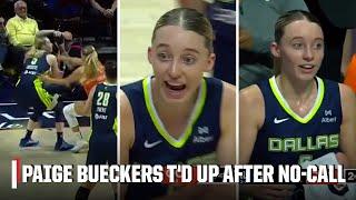 Paige Bueckers in DISBELIEF by technical foul for protesting no-call | WNBA on ESPN