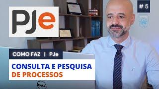 COMO FAZ - PJe - Consulta e Pesquisa de Processos no PJe