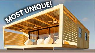 UNIQUE Timber Cargo Container Tiny House Tour | South Africa | Part 1  | Off Grid Life Option