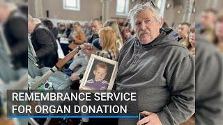 Remembrance service for organ donor families and transplant recipients