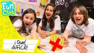 JUGANDO CON ABY ️ SIN MANOS CHALLENGE  | Fun Club