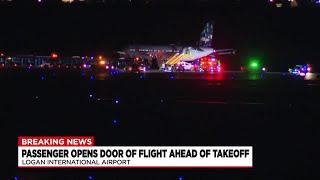 State Police: passenger opens plane’s emergency door right before takeoff