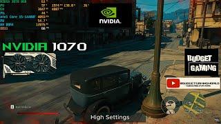 MAFIA Definitive Edition | Intel Core i5-1440F + NVIDIA 1070 | FPS Test