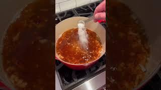 Lot of Pinto Beans w Sausage #pintobeans #beans #bbq #3piecesofpecan #fyp