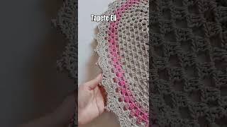 Tapete Eli (fácil e econômico) #crochet #artesanato #tapeteeli