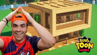 LUCCAS E DEUSA CONSTRUÍRAM UMA CASA NO MINECRAFT PARA MORAR   EPISÓDIO 3