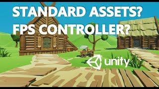 WHERE TO GET UNITY STANDARD ASSETS? FPS CONTROLLER?