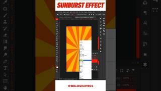 How to create Sunburst effect in Photoshop #adobe #sunburst #photoshoptutorial #creative #howto