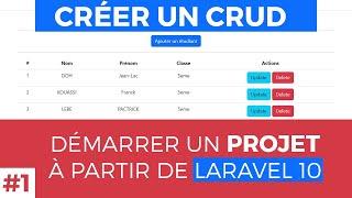 #1 - Create a CRUD in Laravel 10 - Start a new project