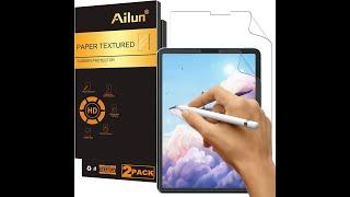 [Ailun] How to Install Paper Textured Screen Protector on iPad Pro/iPad Air 4/5