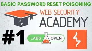 Basic Password Reset Poisoning Portswigger LAB#1 : HTTP Host header attacks Video Solution