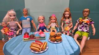 Father's Day 2025 ! Elsa & Anna toddlers - surprise baking - gifts - Barbie dolls