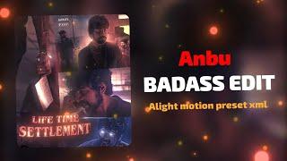 anbu ‼️ edit alight motion preset xml new alight edit preset