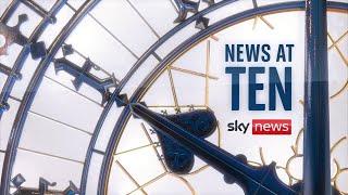 Sky News at Ten | Trump says Musk has 'lost his mind' - as president considering selling his Tesla