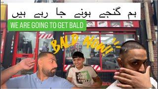 WE ARE GETTING BALD FOR NEW HAIR STYLE #azizamrewala #punjabivlogger #bald #vlog104 #ukbarber