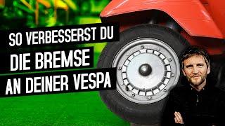 Vespa Bremse verbessern - Rausholen was möglich ist.