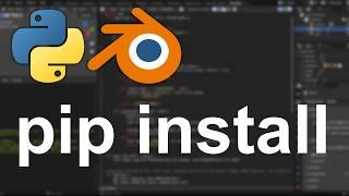 Easily Install 3rd Party Python Modules Into Blender