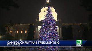 Gov. Newsom, First Partner lead Capitol tree lighting ceremony