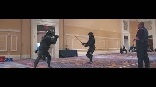 Jason B vs Arto Fama   Open Longsword Bronze Match Kings Cup 2023