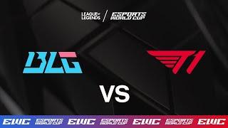 Bilibili Gaming vs T1 - EWC presenting LoL // Day 1 - Quarterfinal