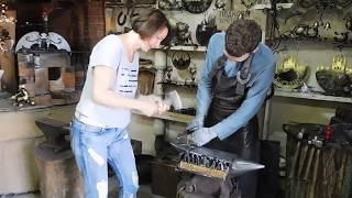 Мастер-класс по изготовлению подковы в Свияжске
