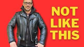 How a Men’s Leather Jacket Should Fit: Trim vs Loose