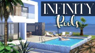 The Sims 4: INFINITY & SHALLOW POOLS [Tutorial] || How to make realistic pools in The Sims 4