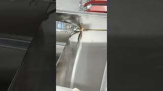 Amazing laser welding machine re-welds kitchen equipment