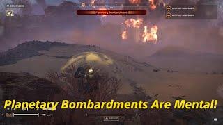 DSS Planetary Bombardments Are Mental! - Helldivers 2 (PS5)