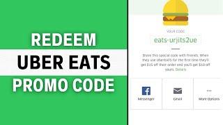 How To Redeem Uber Eats Promo Code 2024