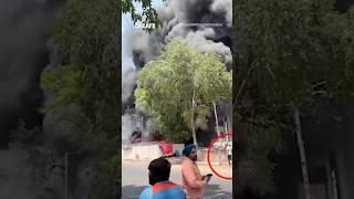 Moment miracle Brit survivor of Air India jet heads BACK to burning wreck to rescue brother saying