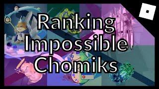 (READ PINS) Ranking the IMPOSSIBLE Chomiks from Easiest to Hardest | Find The Chomiks [Roblox]