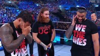 Sami Zayn makes Roman Reigns and Jey Uso break Character 