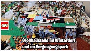 Großbaustelle im Winterdorf und im Vergnügungspark  Lego City 6