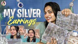 Explore My Silver Earrings Collection | Nakshathra Nagesh