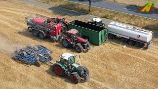 Wirtschaftsdünger in der Landwirtschaft, Fendt, Case, Kumm Gülle fahren Feldcontainer driving slurry