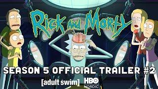 OFFICIAL TRAILER #2: Rick and Morty Season 5 | Adult Swim Nordic