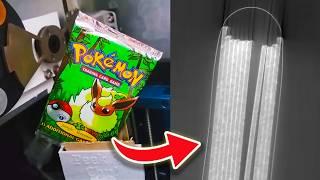 Man Invents X-Ray to Scan Pokemon Packs