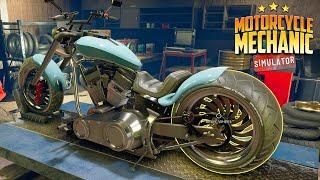 NEW - Motorcycle Mechanic Simulator| Building My Own Repair Shop in My Garage | Demo First Look