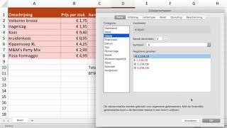 Excel - Euroteken toevoegen