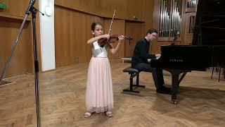 N. Paganini, Variations A major - Katerina Mikhailova - violin, piano part - Ilya Ovchinnikov