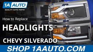 How to Replace Headlights 14-15 Chevy Silverado 1500